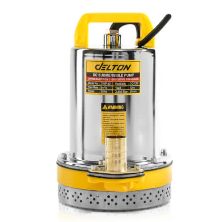 ปั๊มจุ่มโซล่าเซลล์ DELTON รุ่น DWP-12 ขนาด 1 นิ้ว 12V 350W_0